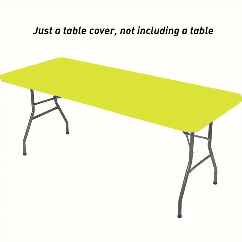 Passgenaue Tischdecke aus Spandex für rechteckige und quadratische Tische