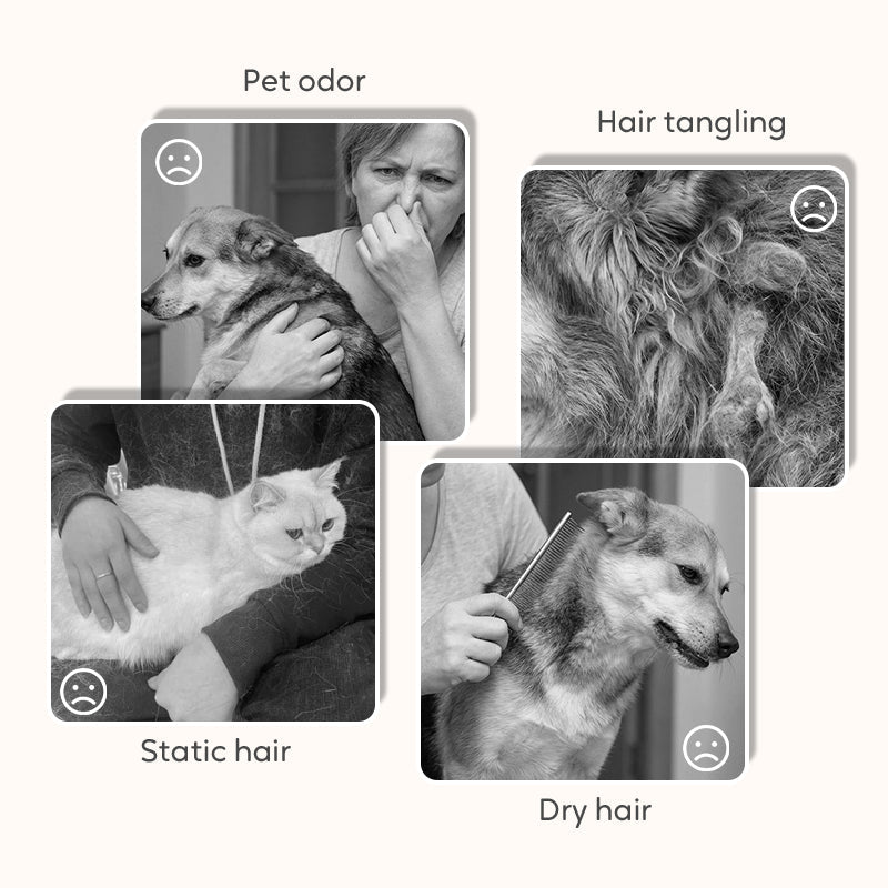 🔥 50% Rabatt am letzten Tag! 🔥 Deodorant- und entwirrender Sprühnebel für Haustiere｜Sprühen, bürsten, kuscheln – frisches, verfilzungsfreies Fell für deinen besten Freund 🐶🐱✨
