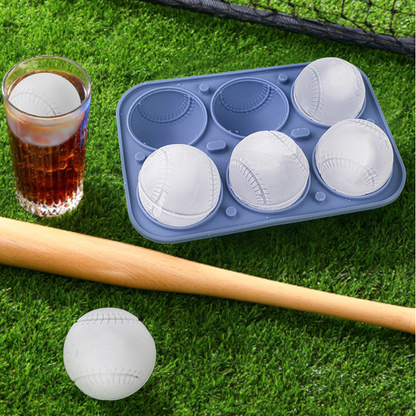 Eiswürfelform in Form eines Baseball-Balls