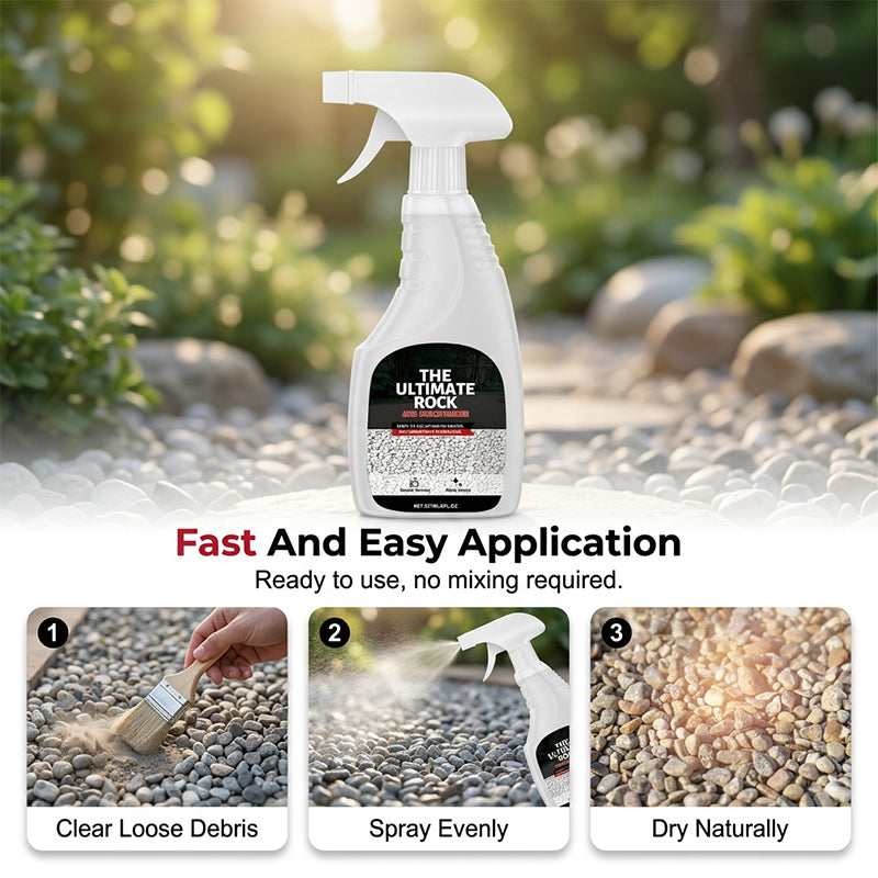 Spray-On Stein- & Mulch-Binder