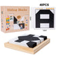 🔥Super-Aktion: 50 % Rabatt!🔥 Kreatives Schwarz-Weiß-Puzzle-Set für Kinder
