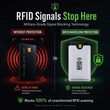 🔐 RFID-blockierende Kreditkartenhüllen