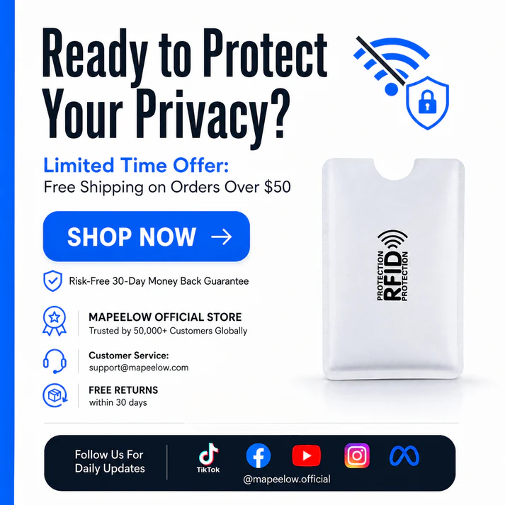 🔐 RFID-blockierende Kreditkartenhüllen