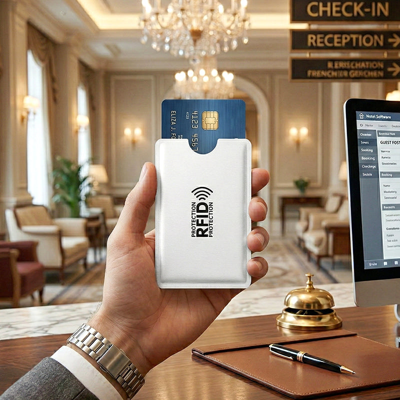 🔐 RFID-blockierende Kreditkartenhüllen