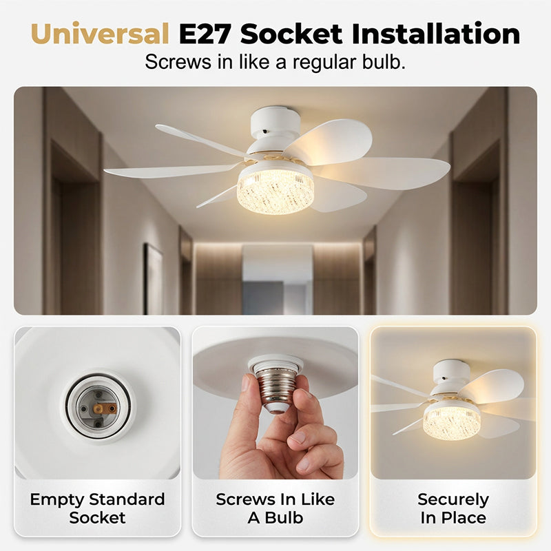 🥳HEISSER SALE 2026🥳💞50.000+ VERKAUFT!👵❤️  2-in-1 LED-Deckenventilator mit Kühlung