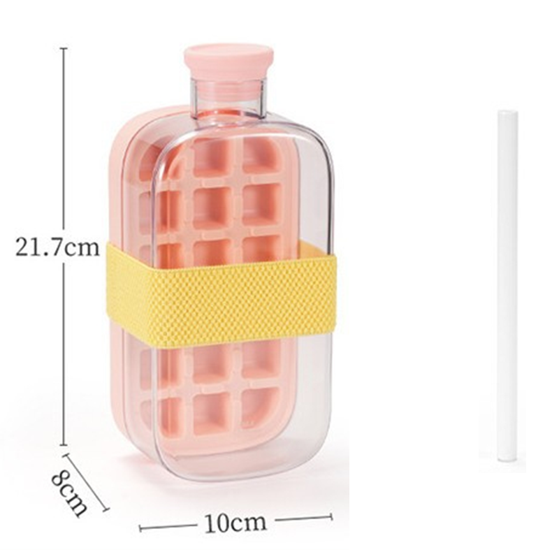 2-in-1 Ice Cube Maker Water Bottle