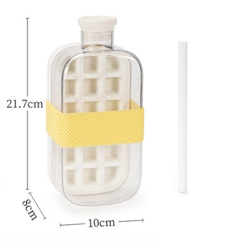 2-in-1 Ice Cube Maker Water Bottle
