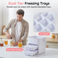 Tragbarer Eisbehälter in Pressform
