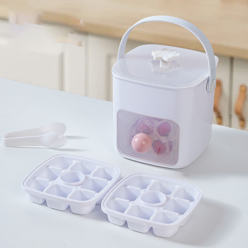 Tragbarer Eisbehälter in Pressform
