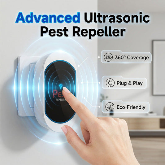 🐭 Leiser & sicherer Ultraschall-Schädlingsbekämpfer für Zuhause – Geräuschlos, effektiv & steckerfertig – Ideal gegen Mücken, Mäuse & Insekten 🏠