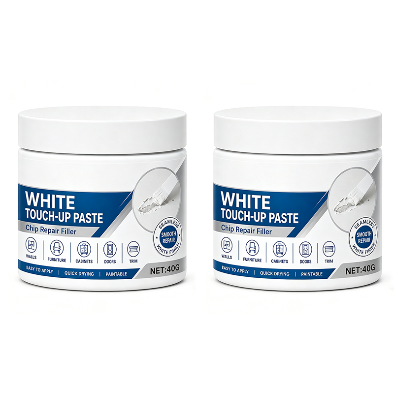 🔥 Heute -50 %! 🪑 Weiße Möbel-Reparaturpaste mit Pinsel