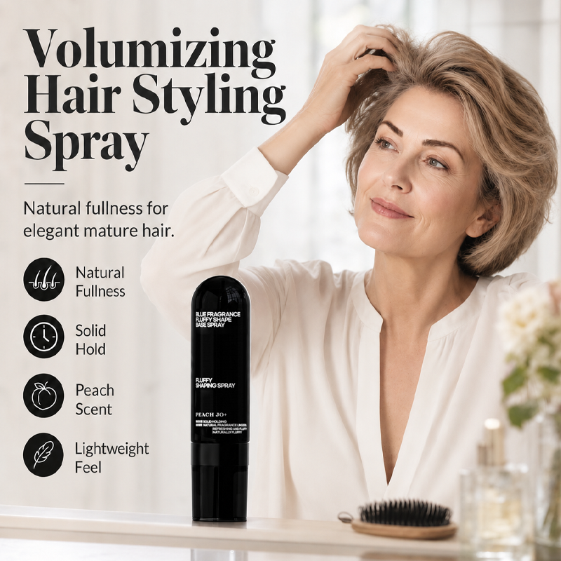 🍑50% RABATT🔥 Fluffy Hair Shaping Spray – Volumen-Spray mit Langzeitwirkung und Pfirsichduft💇‍♀️