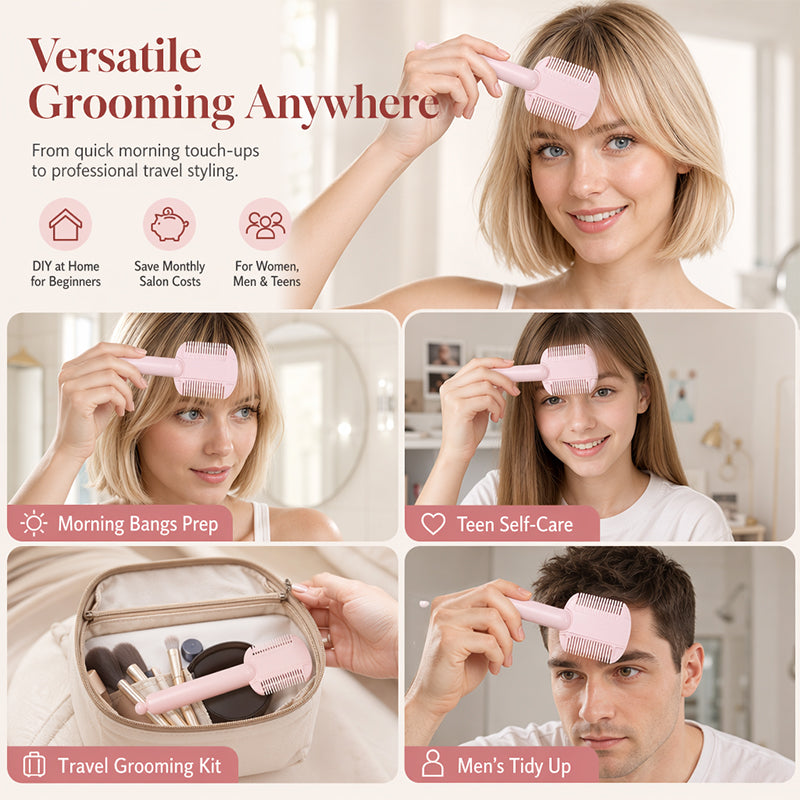 🔥 Heute -50 %! ✂️ Tragbarer 2-in-1 Haarschneidekamm