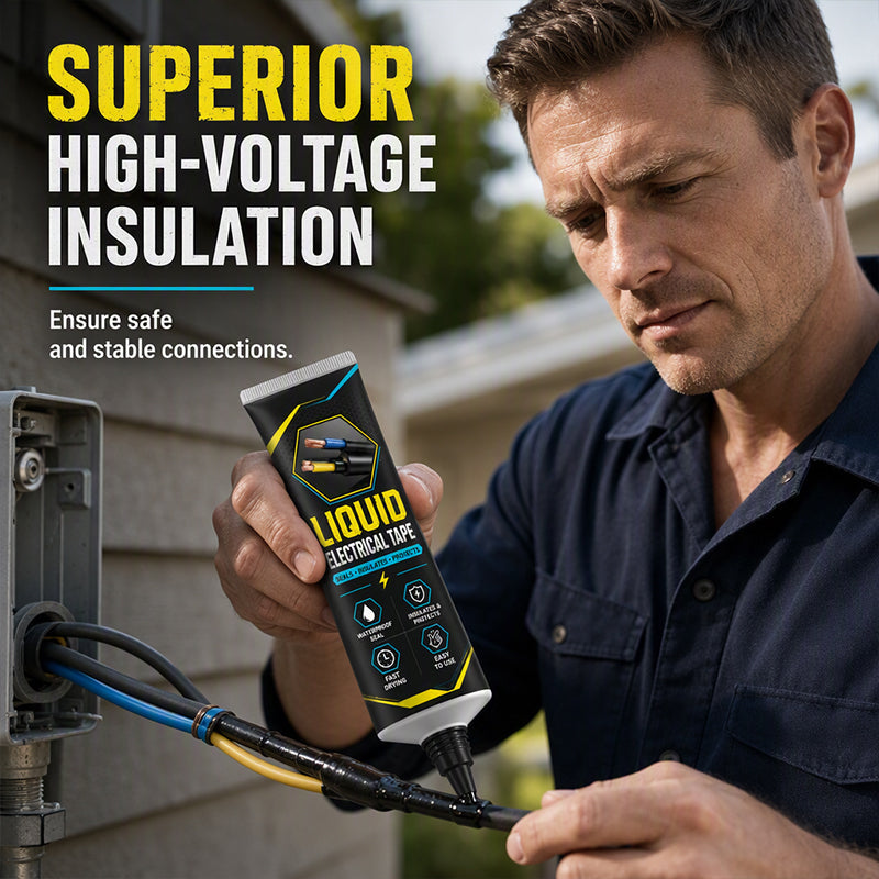 ⚡🔥2 kaufen 1 gratis💧 Wasserfestes Isolierband – flüssig, flexibel, schützt – Reparaturen an Kabeln & Elektronik! 🔧