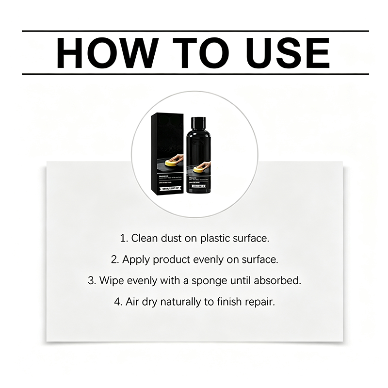 Quick Acting Car Plastic Restorer