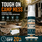 🏕️Kaufe 2, bekomme 1 gratis dazu👍 Outdoor Camp Gear Schaumreiniger mit Reinigungstuch – Kraftvolles Schaumspray zur Fleckenentfernung für Campingstühle, Tische, Kühlboxen und Klappwagen