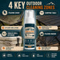 🏕️Kaufe 2, bekomme 1 gratis dazu👍 Outdoor Camp Gear Schaumreiniger mit Reinigungstuch – Kraftvolles Schaumspray zur Fleckenentfernung für Campingstühle, Tische, Kühlboxen und Klappwagen