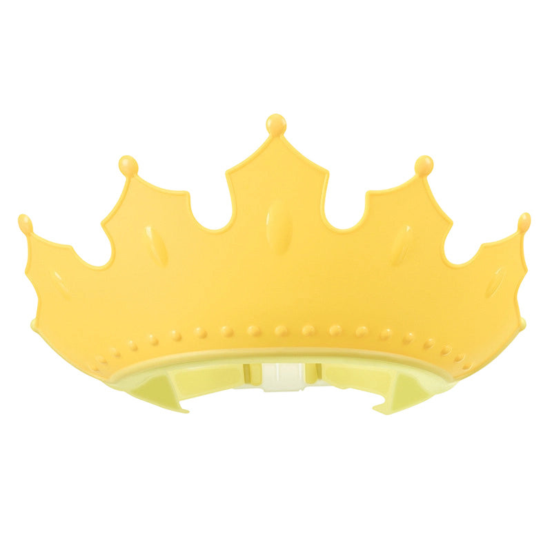 Verstellbare Baby-Duschhaube mit Krone – wasserdichte Badhaube für Kleinkinder