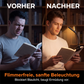 LED-Klemmleselampe mit 3 Farbtemperaturen