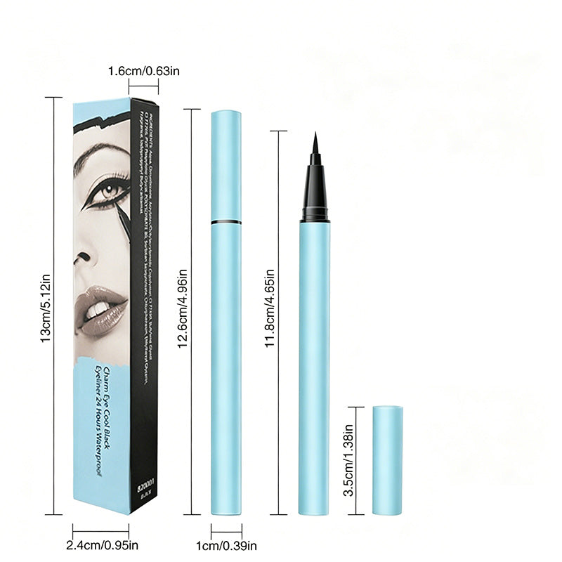 👁️✨ Flüssig-Eyeliner mit ultrafeiner Präzisionsspitze – Für scharfe Linien & intensives Schwarz | Premium Qualität