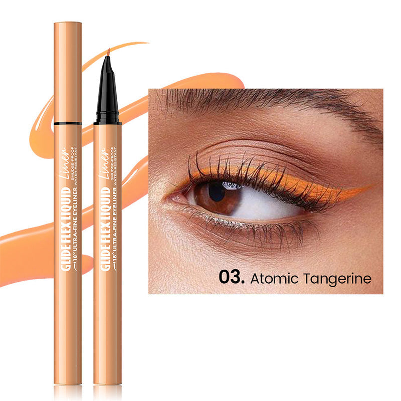 👁️✨ Flüssig-Eyeliner mit ultrafeiner Präzisionsspitze – Für scharfe Linien & intensives Schwarz | Premium Qualität