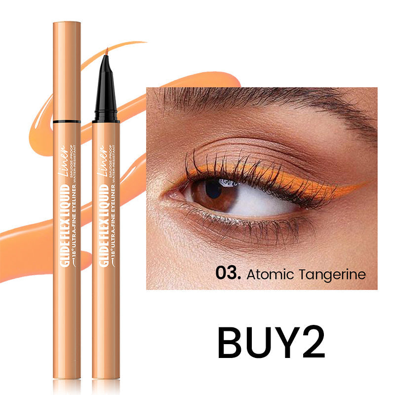 👁️✨ Flüssig-Eyeliner mit ultrafeiner Präzisionsspitze – Für scharfe Linien & intensives Schwarz | Premium Qualität
