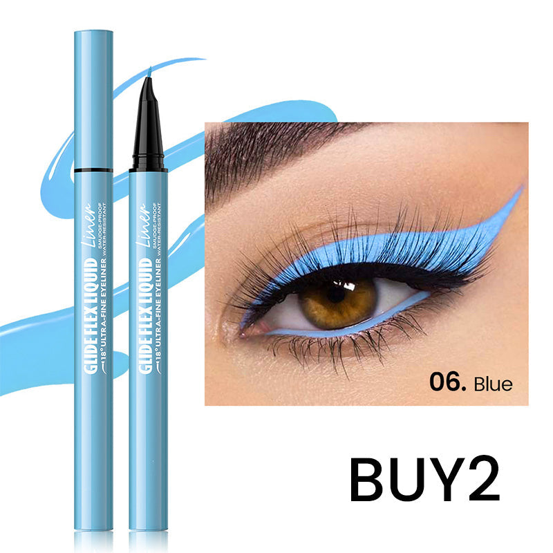 👁️✨ Flüssig-Eyeliner mit ultrafeiner Präzisionsspitze – Für scharfe Linien & intensives Schwarz | Premium Qualität