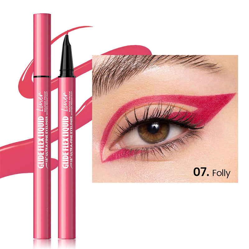 👁️✨ Flüssig-Eyeliner mit ultrafeiner Präzisionsspitze – Für scharfe Linien & intensives Schwarz | Premium Qualität