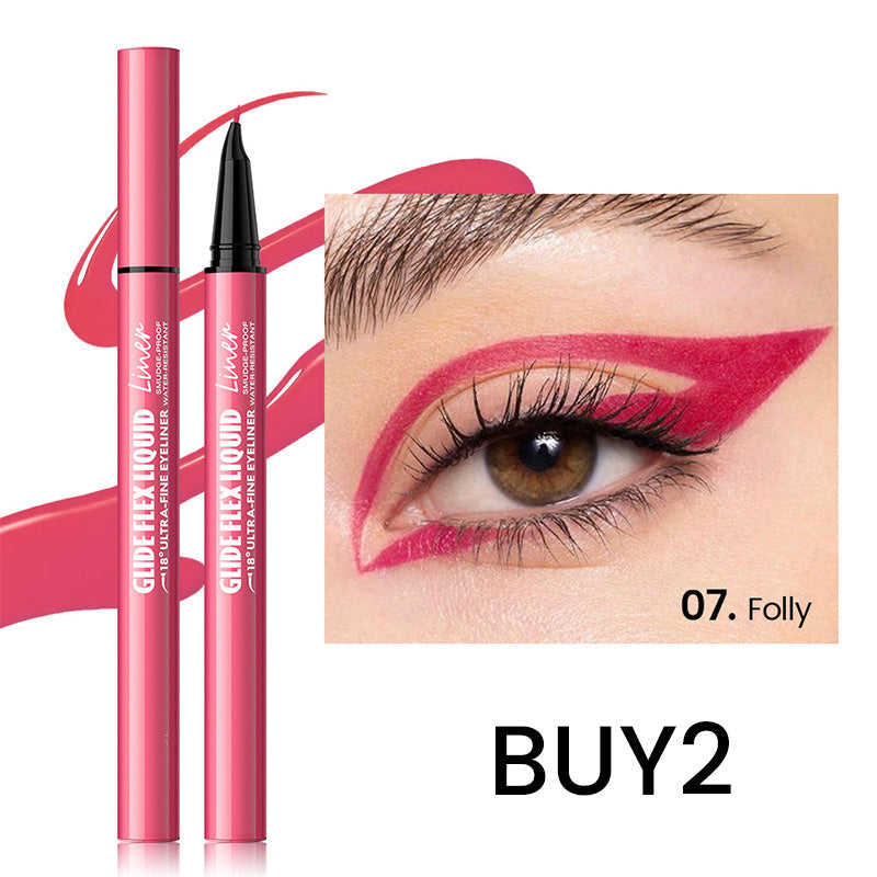 👁️✨ Flüssig-Eyeliner mit ultrafeiner Präzisionsspitze – Für scharfe Linien & intensives Schwarz | Premium Qualität