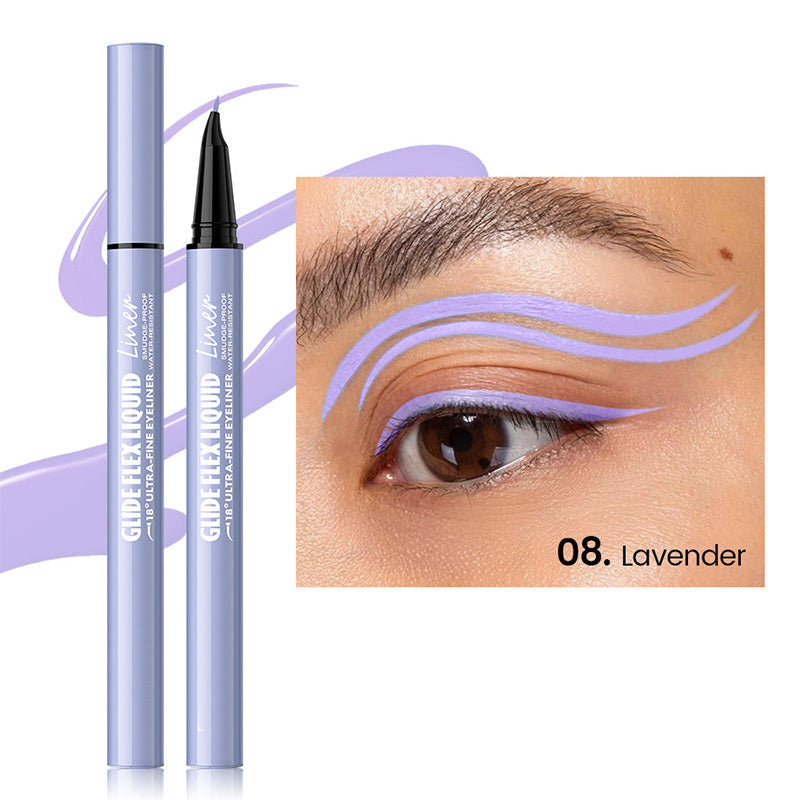 👁️✨ Flüssig-Eyeliner mit ultrafeiner Präzisionsspitze – Für scharfe Linien & intensives Schwarz | Premium Qualität