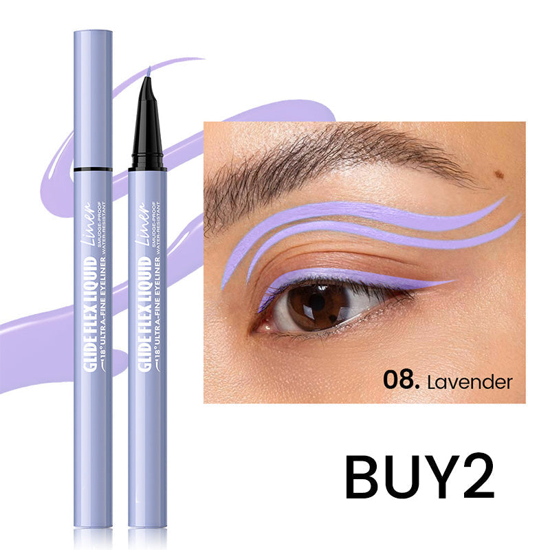 👁️✨ Flüssig-Eyeliner mit ultrafeiner Präzisionsspitze – Für scharfe Linien & intensives Schwarz | Premium Qualität