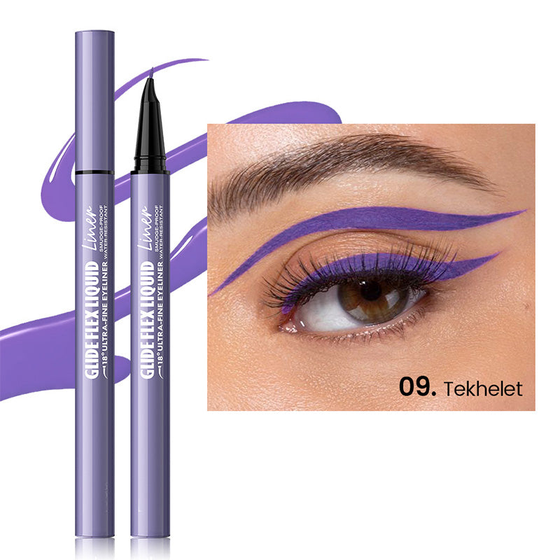 👁️✨ Flüssig-Eyeliner mit ultrafeiner Präzisionsspitze – Für scharfe Linien & intensives Schwarz | Premium Qualität