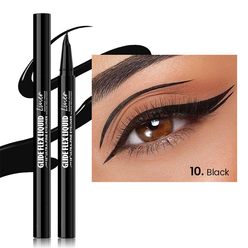 👁️✨ Flüssig-Eyeliner mit ultrafeiner Präzisionsspitze – Für scharfe Linien & intensives Schwarz | Premium Qualität