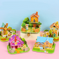 10 Stück 3D-Haus-Puzzles für Kinder
