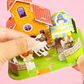 10 Stück 3D-Haus-Puzzles für Kinder