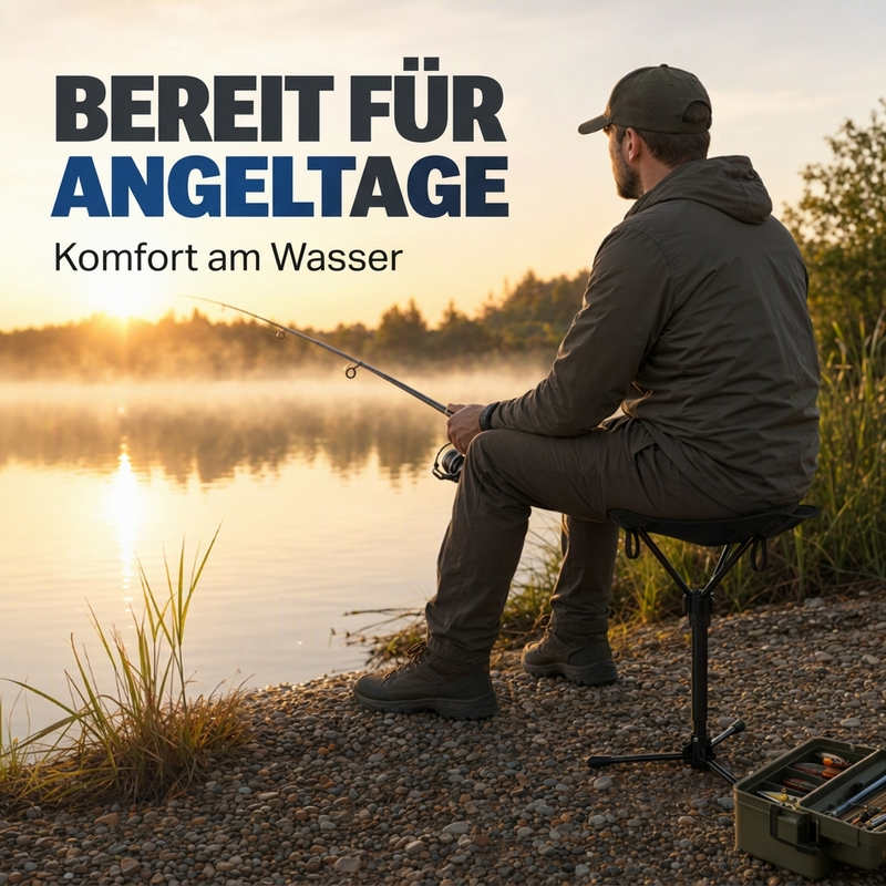 Kompakter, robuster Klapphocker
