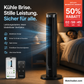 🌀 Tragbarer USB-Turmventilator mit 3 Geschwindigkeitsstufen – kompakt, leistungsstark & vielseitig – perfekt für Büro, Schlafzimmer & unterwegs